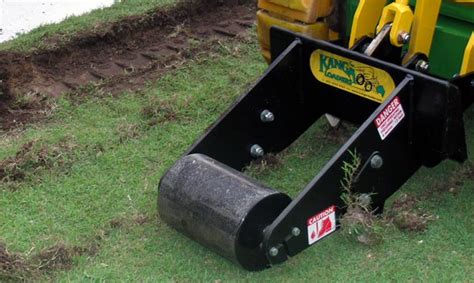 mini skid steer sod cutter|mini turf cutter attachment.